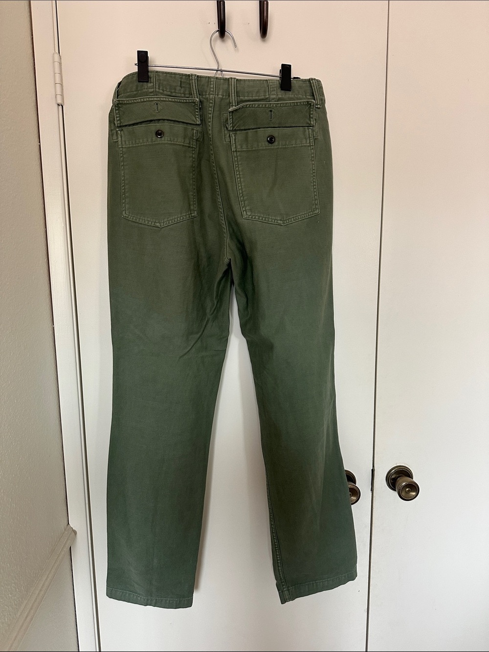 Outerknown Men's Olive Utility Cargo Pants - Picture 3 of 4